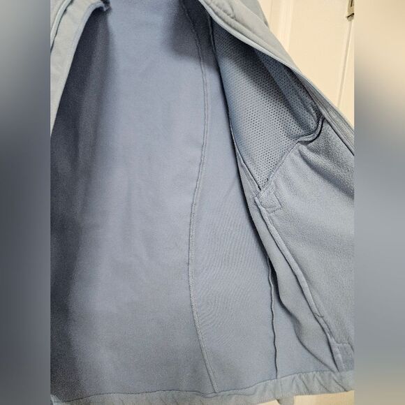 VTG Black Diamond Jacket Women’s Medium Blue Mock Neck Long Sleeve Full Zip GUC - Picture 5 of 10